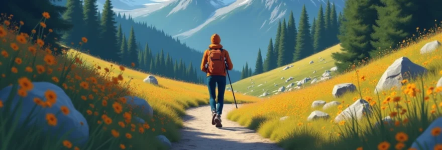 randonnée en pleine nature