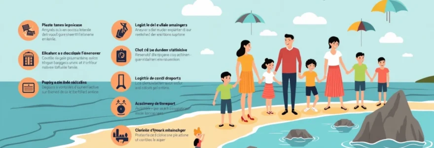 voyage réussi en famille